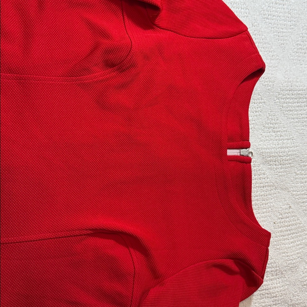 Julian Taylor Vibrant Red Midi Dress - Picture 5 of 9